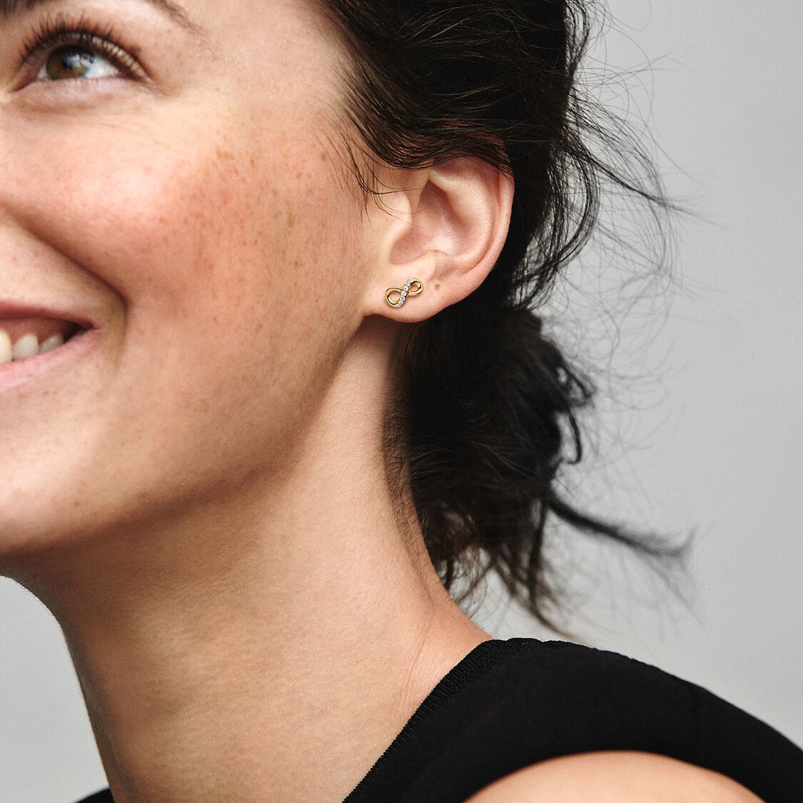 PANDORA Sparkling Infinity Stud Earrings