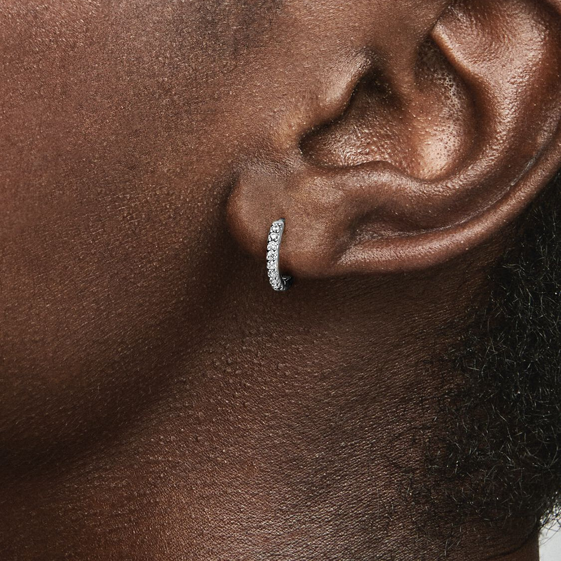 PANDORA Sparkling Huggie Hoop Earrings