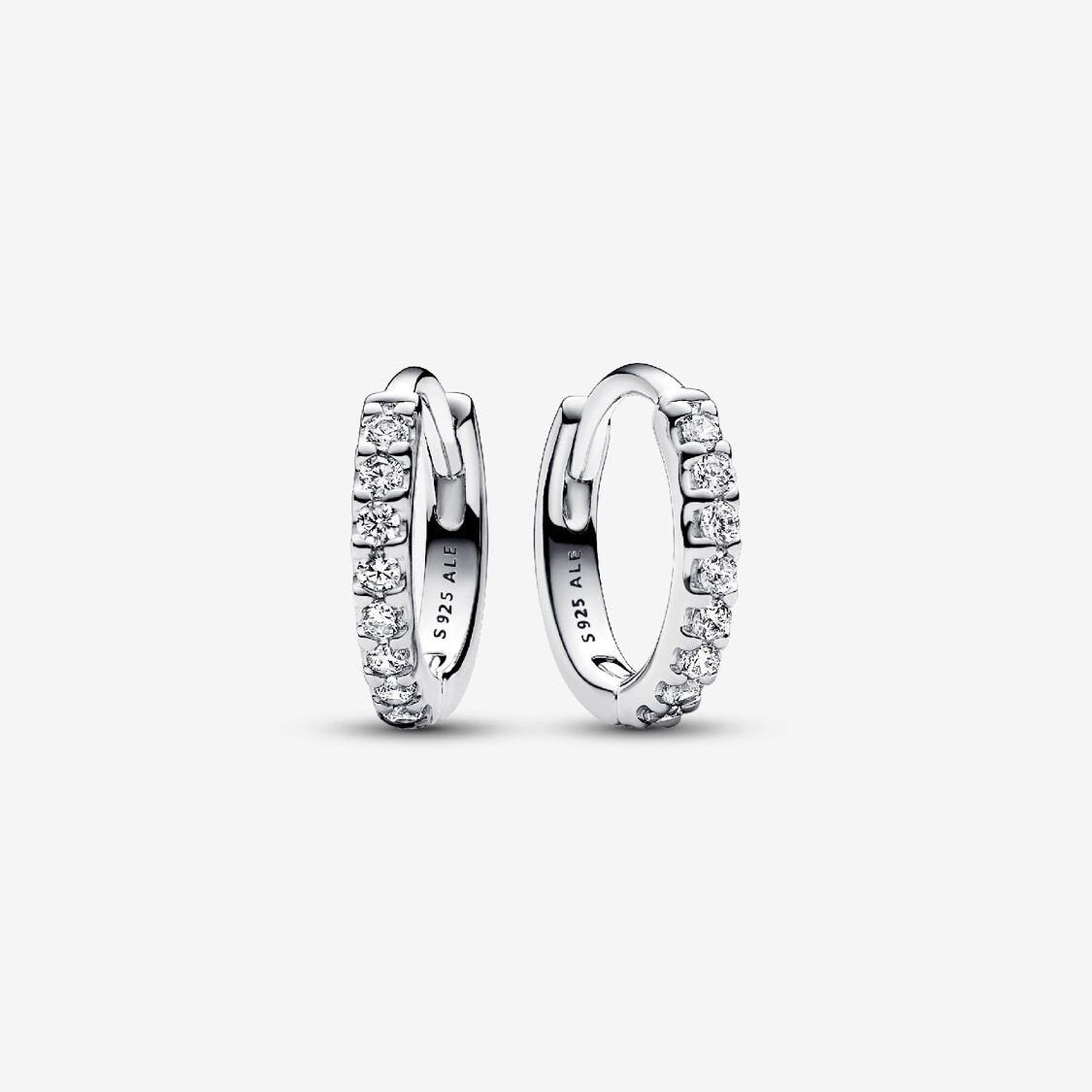 PANDORA Sparkling Huggie Hoop Earrings