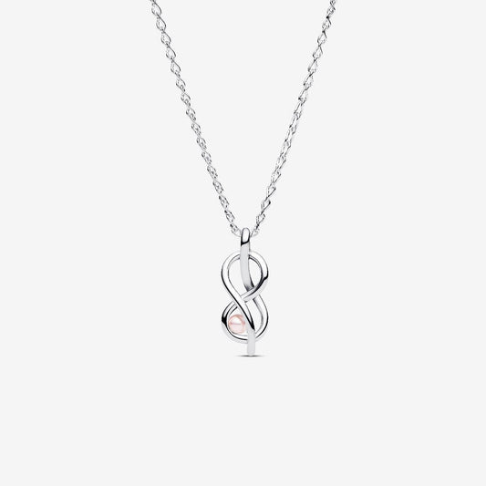 PANDORA Infinity Knot Collier Necklace