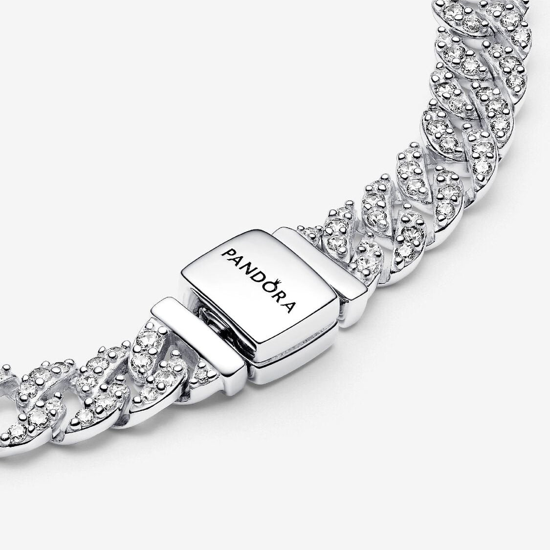 PANDORA Timeless Pavé Cuban Chain Bracelet