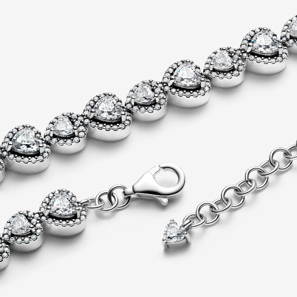 PANDORA Halo Hearts Bracelet