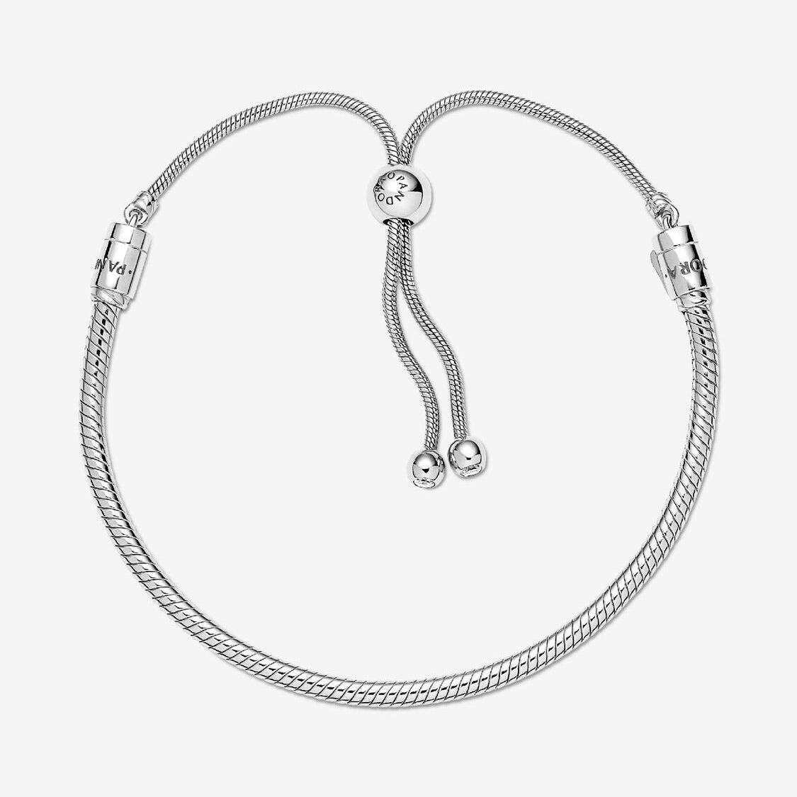 PANDORA Moments Snake Chain Slider Bracelet